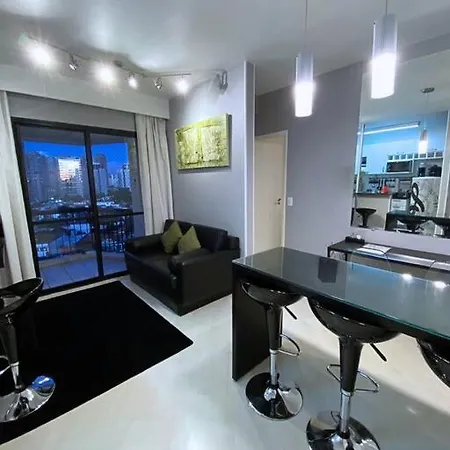 Apartamento Completo Business Comfort Home Office,Ar Condicionado Quente E Frio, Estacao De Trabalho, 7 Min Do Consulado Americano, Wifi 500Mb Sao Paulo Exterior photo