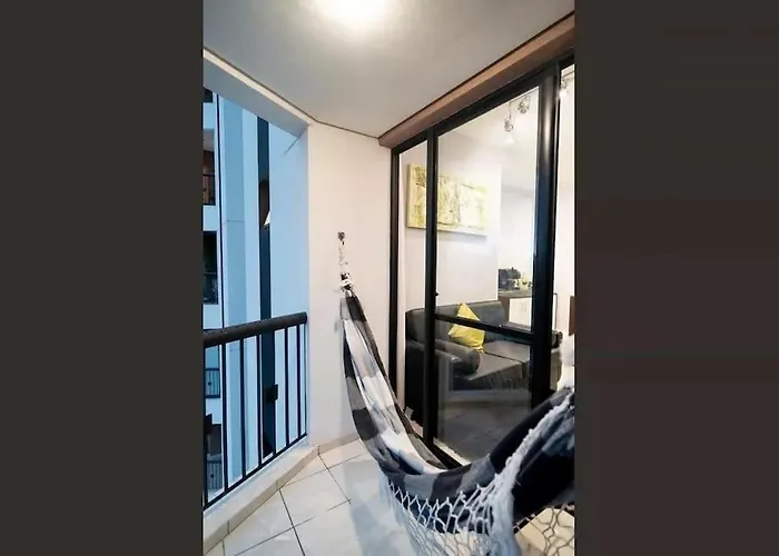Apartamento Completo Business Comfort Home Office,Ar Condicionado Quente E Frio, Estacao De Trabalho, 7 Min Do Consulado Americano, Wifi 500Mb